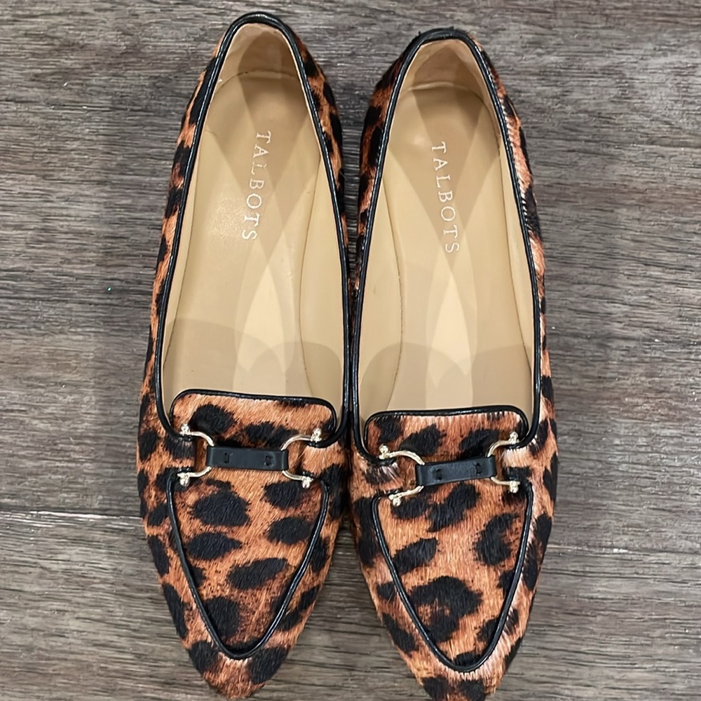 Talbots Francesca Leopard Flats - Picture 2 of 9